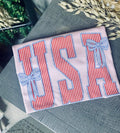 USA Stripes and Bows (Gildan Tee)