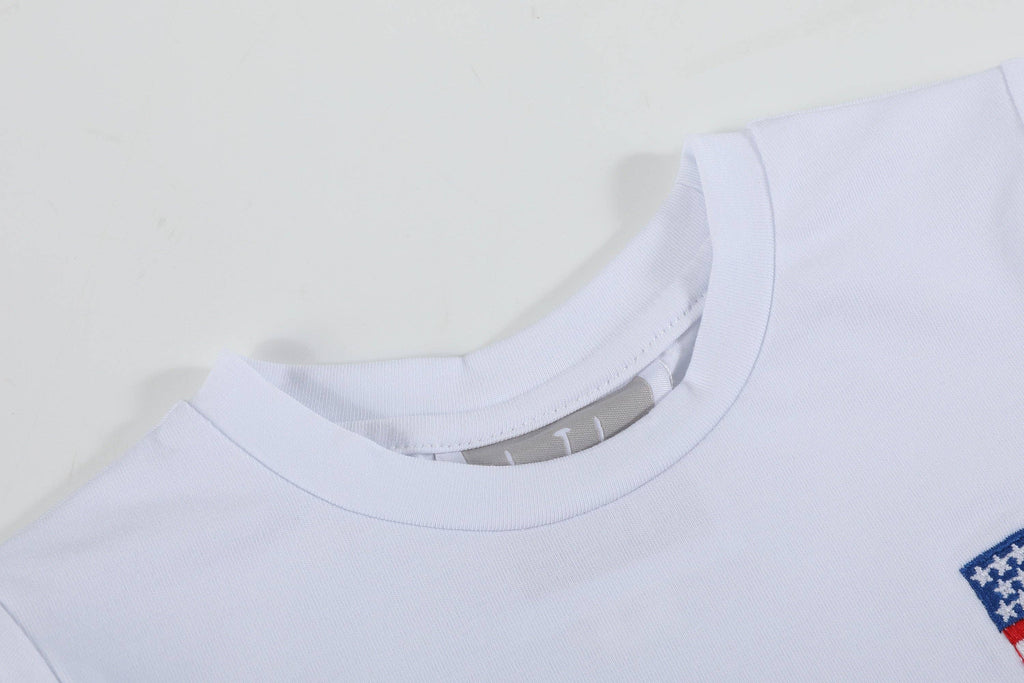 Red, White and Blue Shirt and Shorts Set: 2T