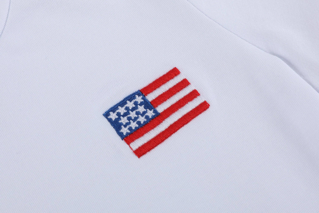 Red, White and Blue Shirt and Shorts Set: 2T