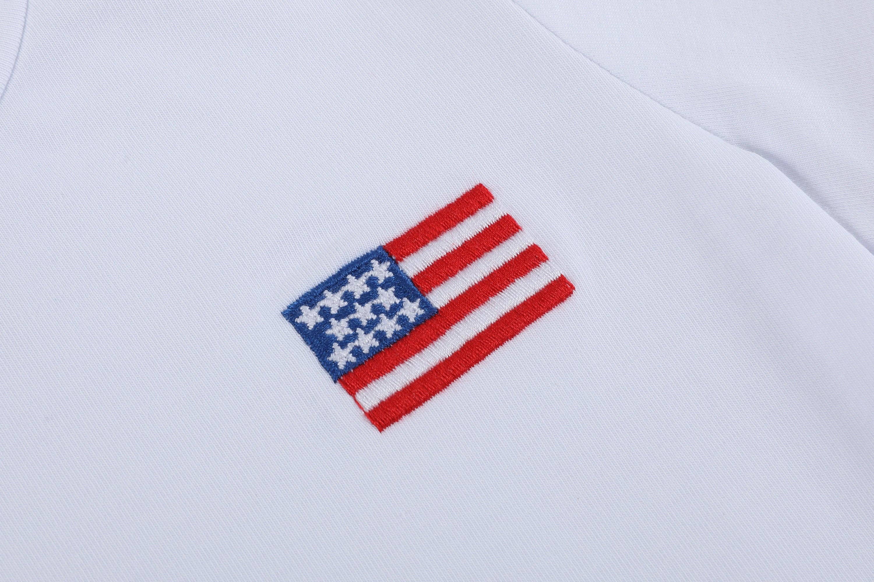 Red, White and Blue Shirt and Shorts Set: 2T