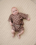 Shorts Set | Espresso Checkered