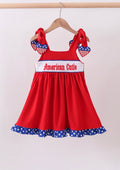 Size 5 Red heart smocked dress