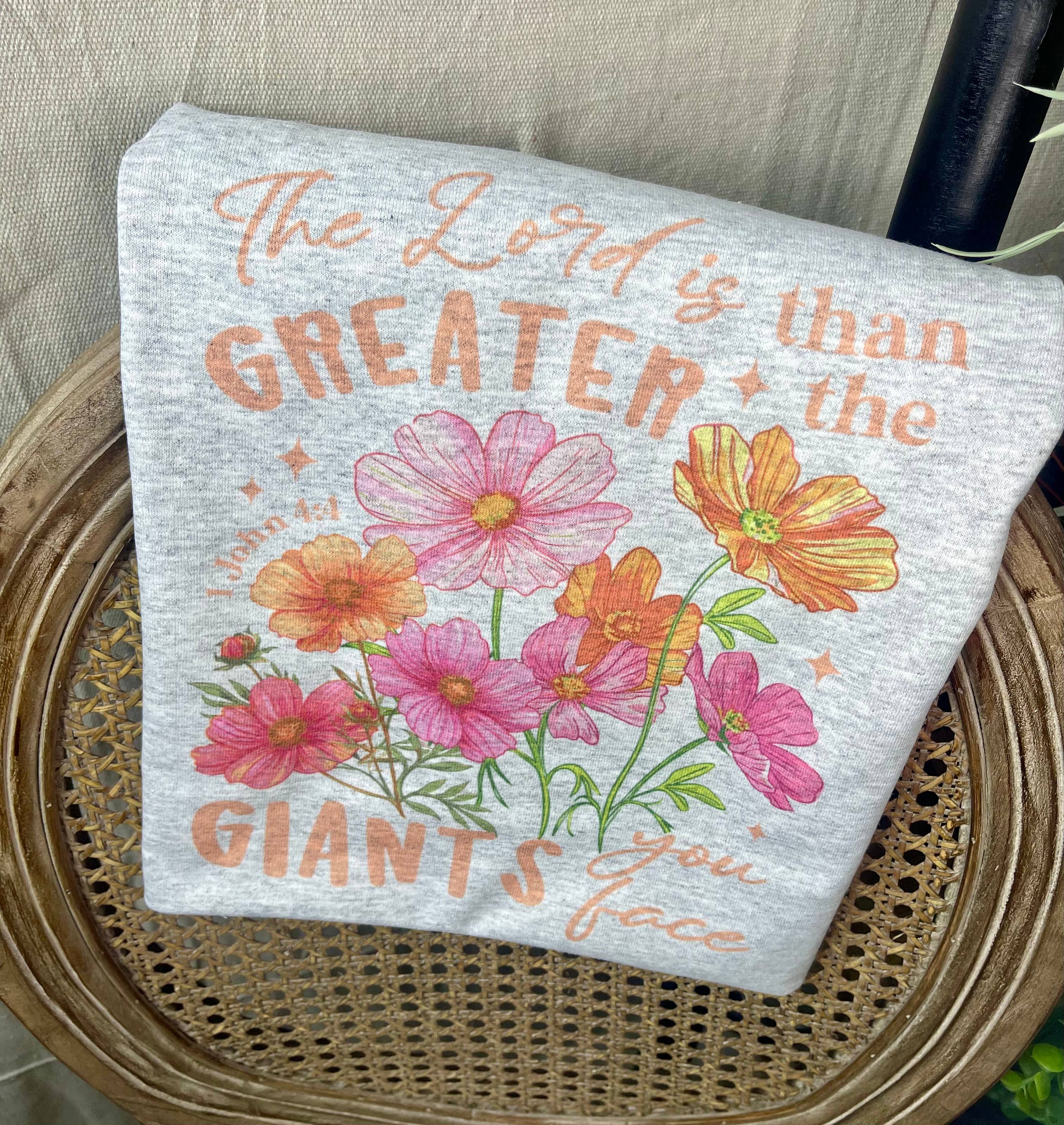 The Lord is Greater than the Giants (Gildan Tee)