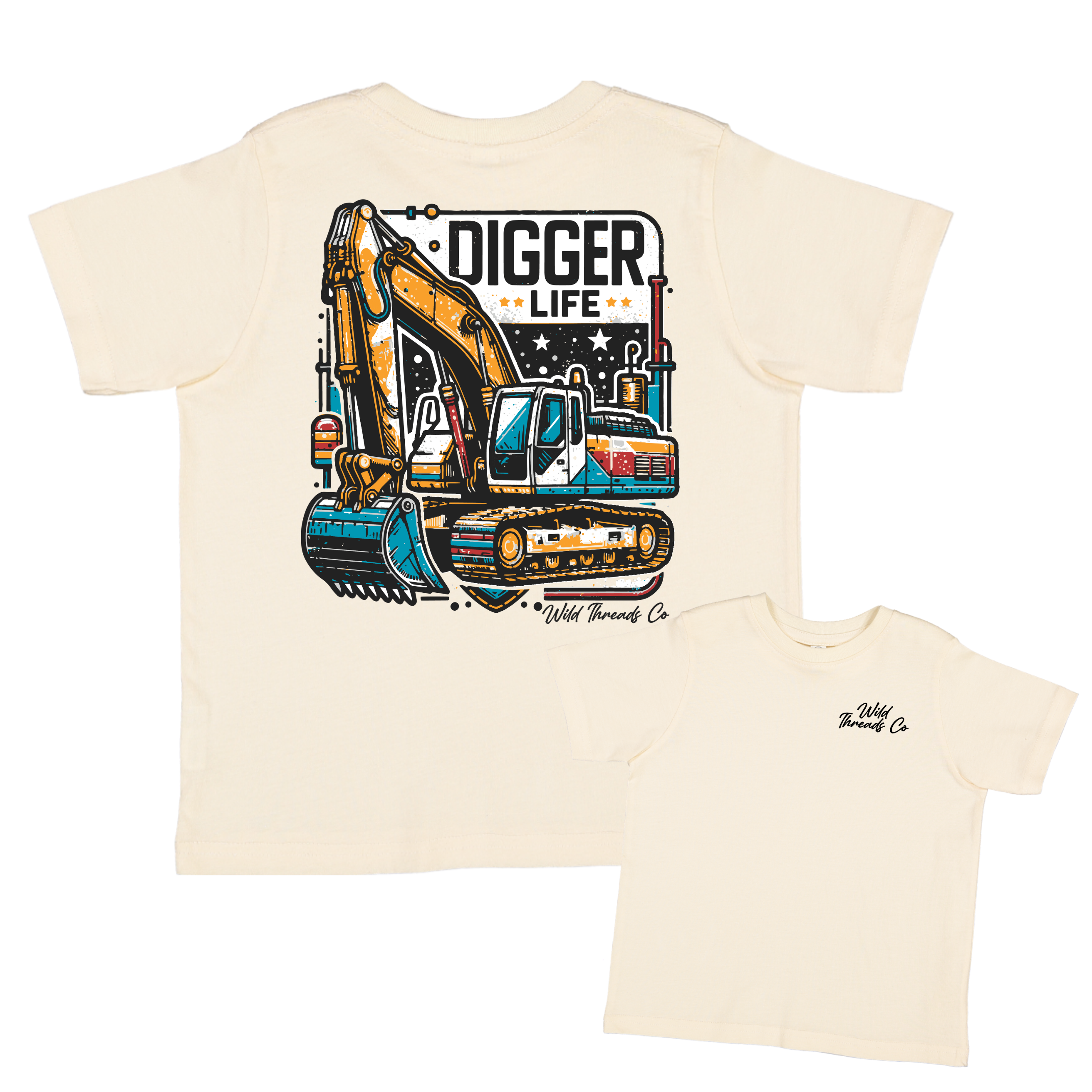 Digger Life Tee: Natural